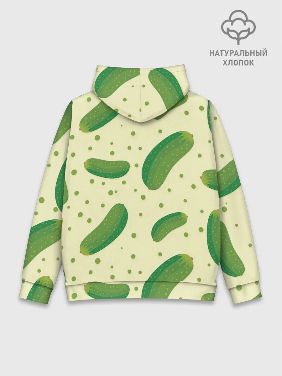 Худи мужской база хлопок / Огурчики