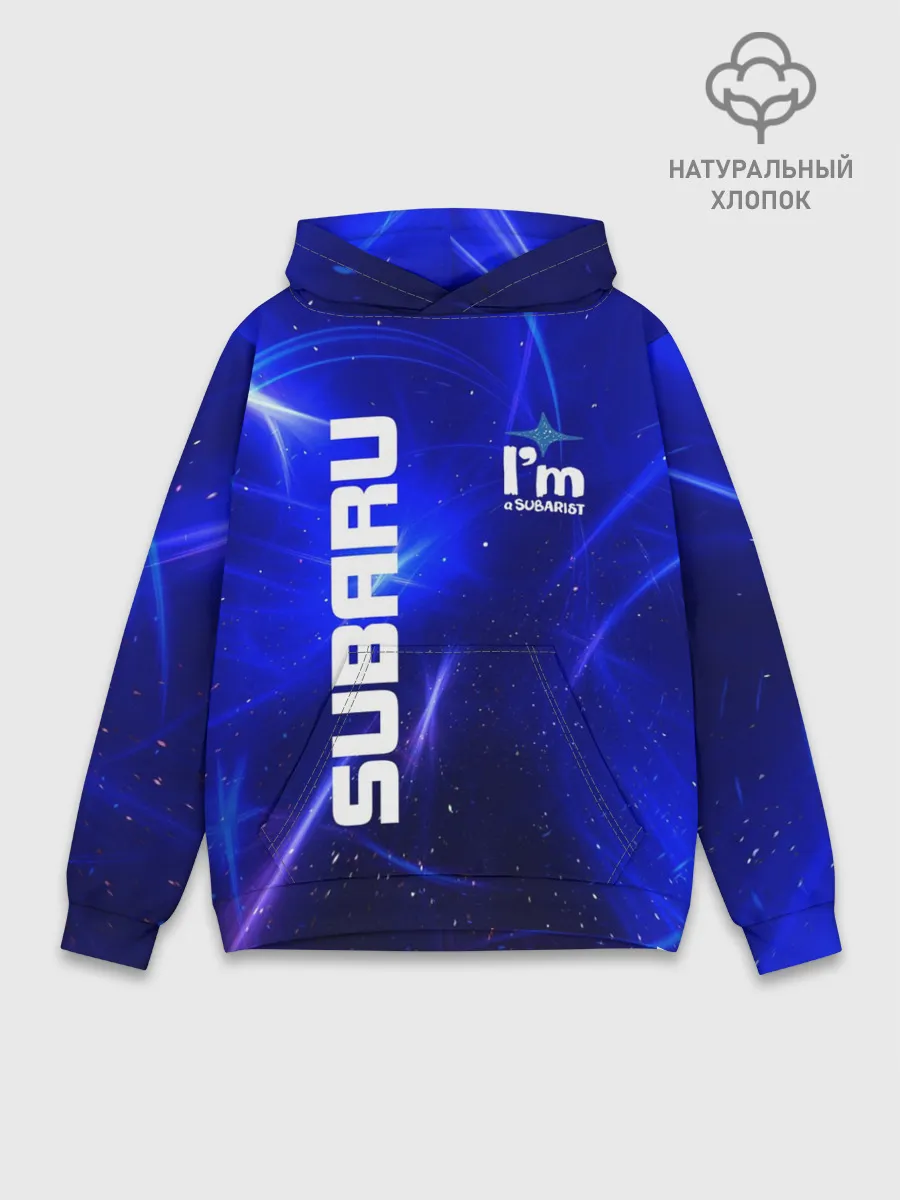 Худи мужской база хлопок / Субару