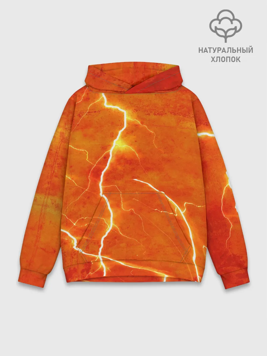 Худи мужской база хлопок / Молния