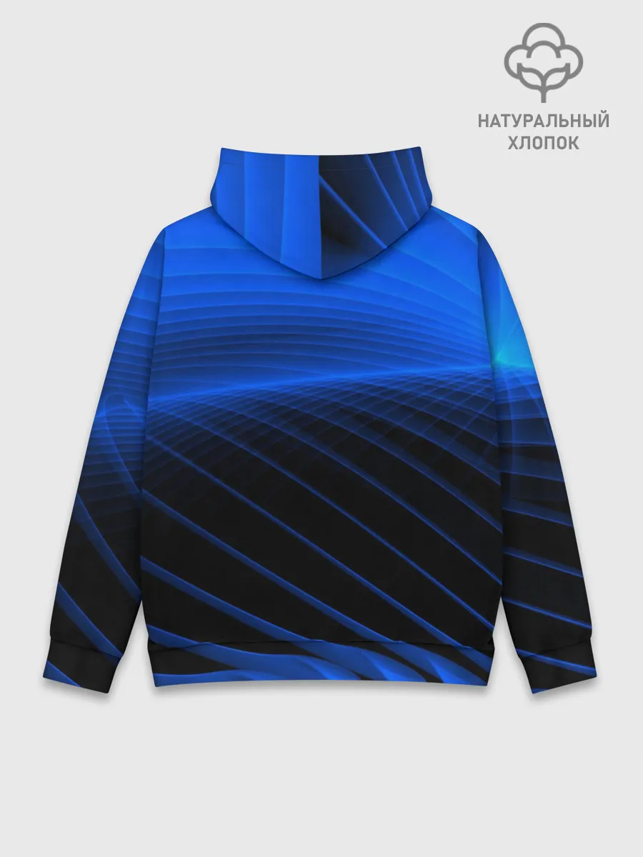 Худи мужской база хлопок / Неоновые лучи