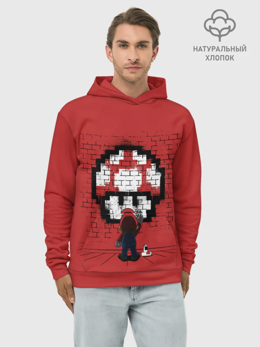 Худи мужской база хлопок / Mario