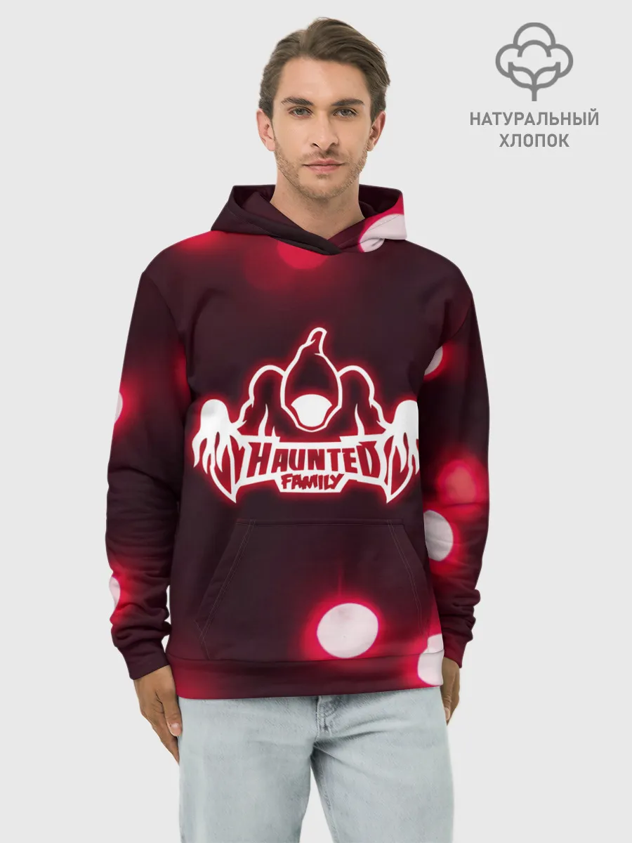 Худи мужской база хлопок / KIZARU: HAUNTED FAMILY.
