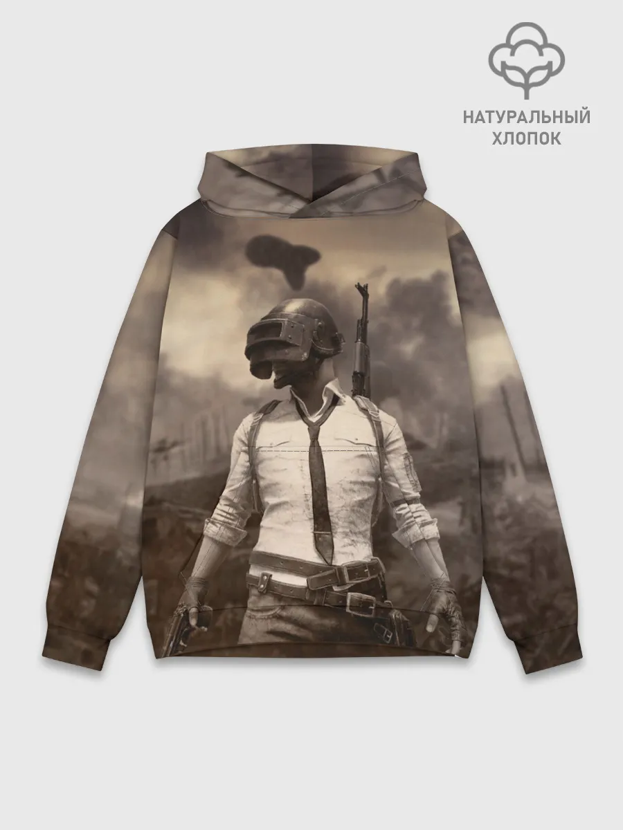 Худи мужской база хлопок / PUBG