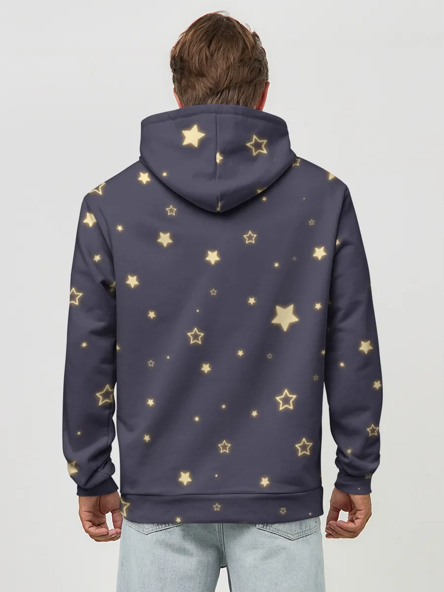 Худи мужской база хлопок / звезды