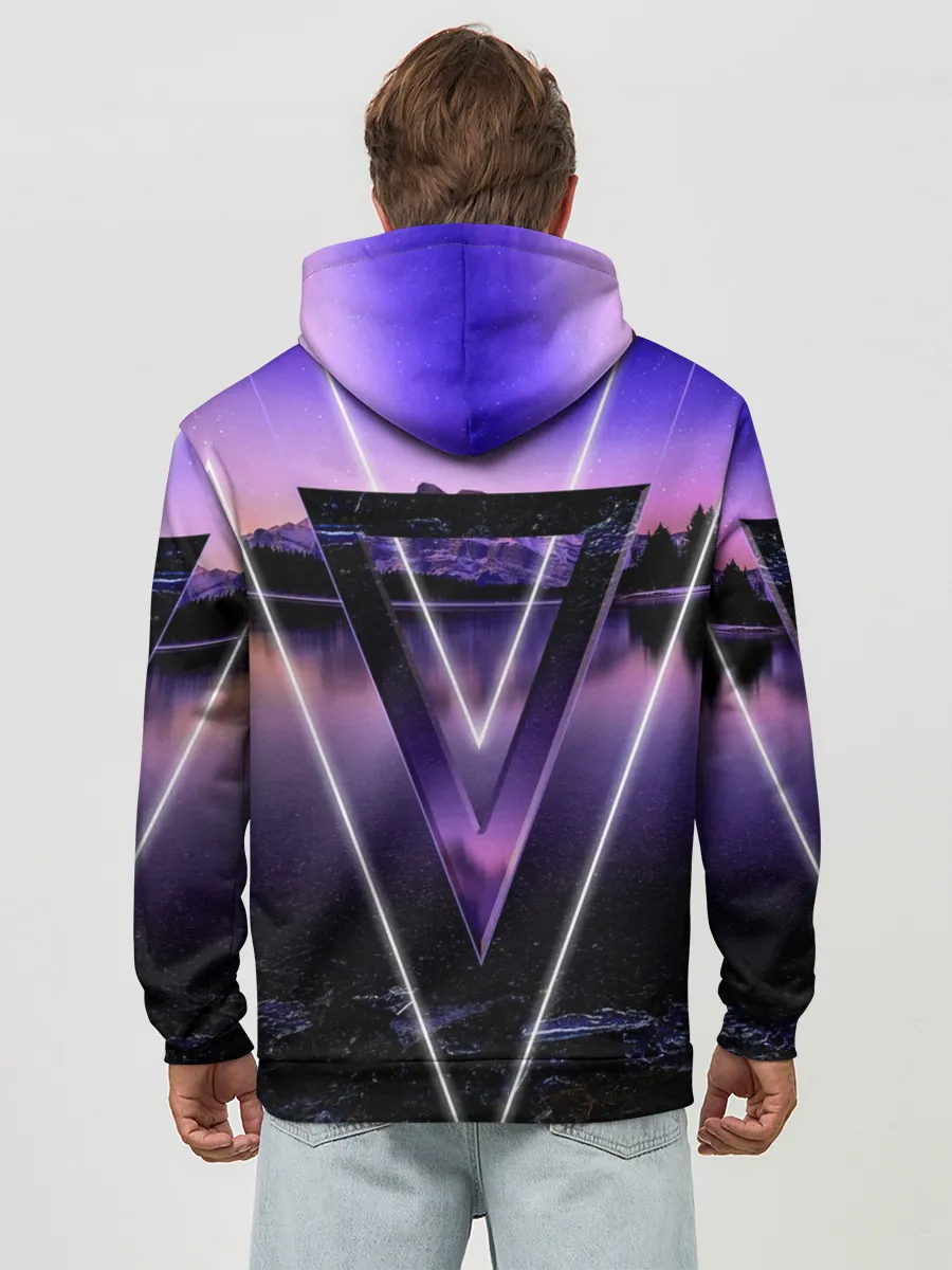 Худи мужской база хлопок / ОЗЕРО