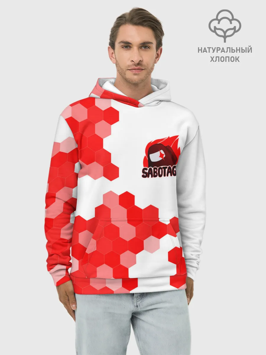 Худи мужской база хлопок / AMONG US - IMPOSTOR