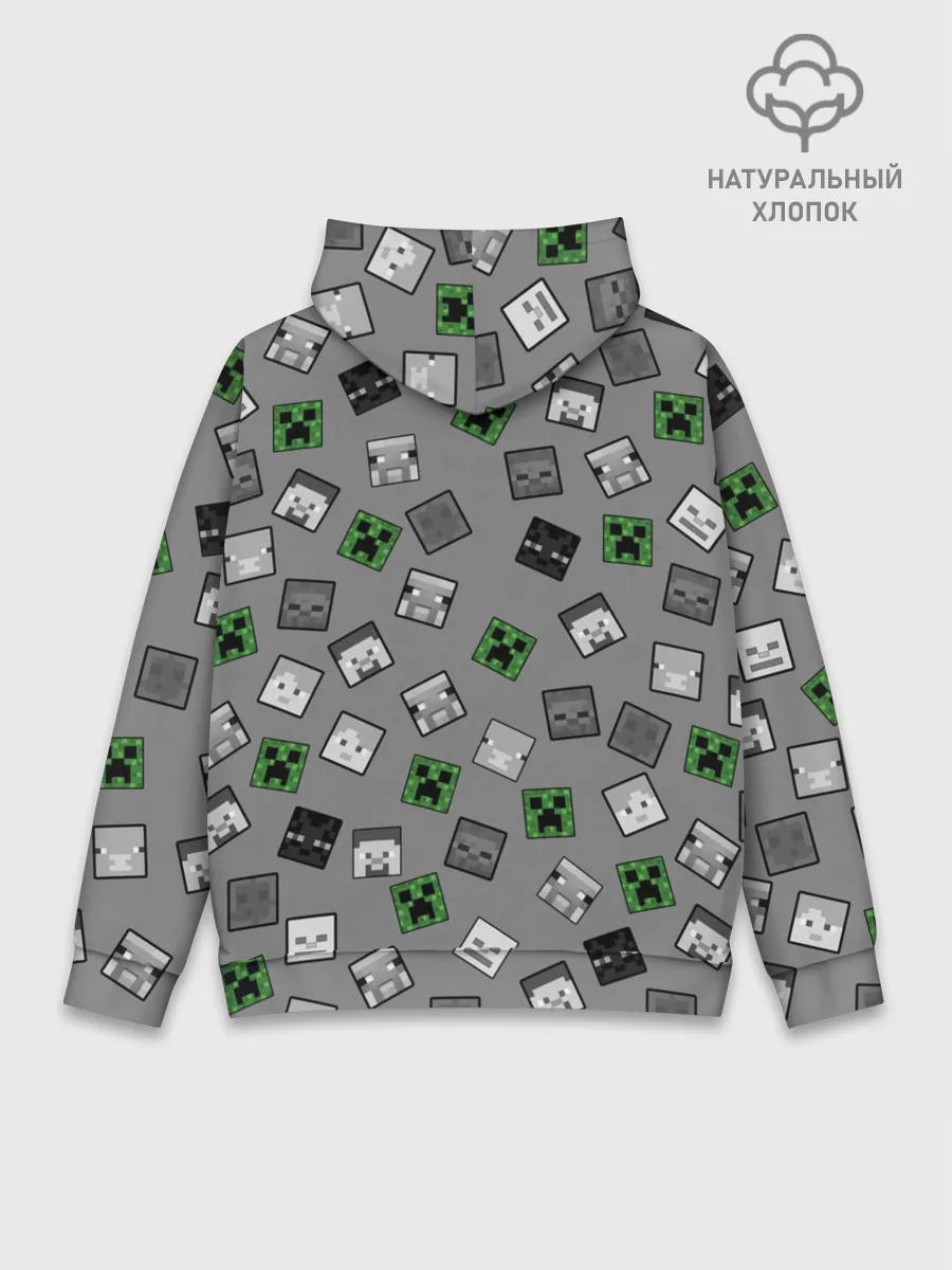 Худи мужской база хлопок / Minecraft