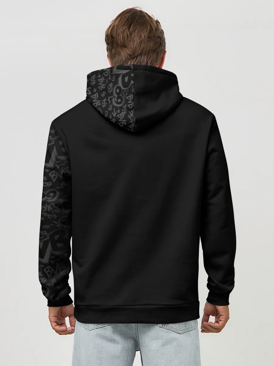 Худи мужской база хлопок / BORUSSIA выездная сезон 20/21