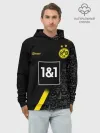 Худи мужской база хлопок / BORUSSIA выездная сезон 20/21