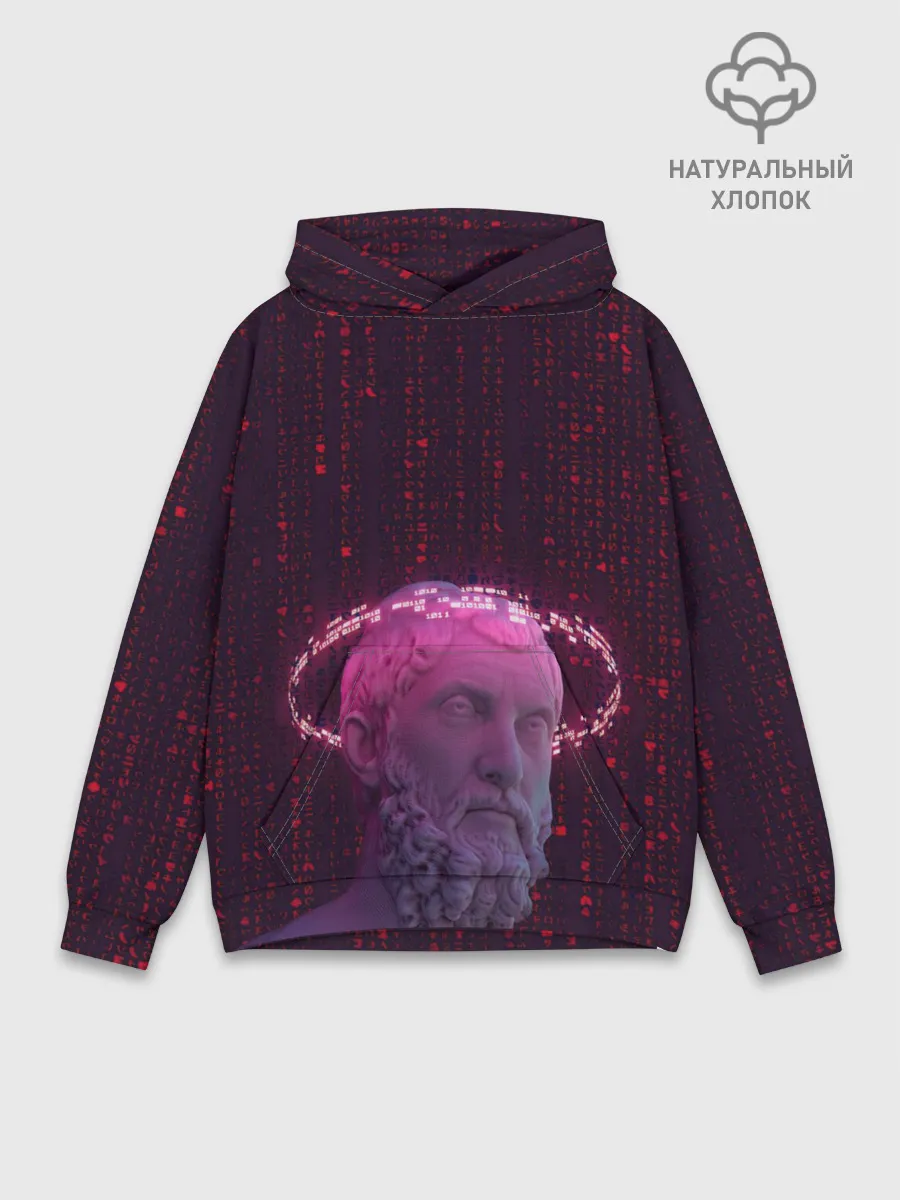 Худи мужской база хлопок / Мудрец