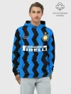 Худи мужской база хлопок / INTER домашняя 20/21