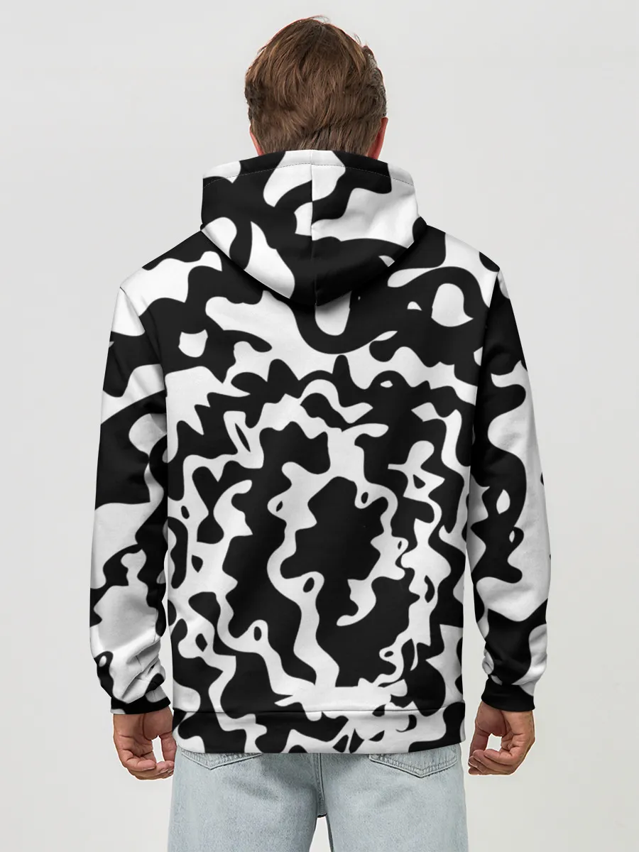 Худи мужской база хлопок / HAUNTED FAMILY