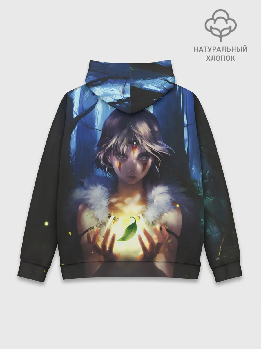 Худи мужской база хлопок / Принцесса Мононоке