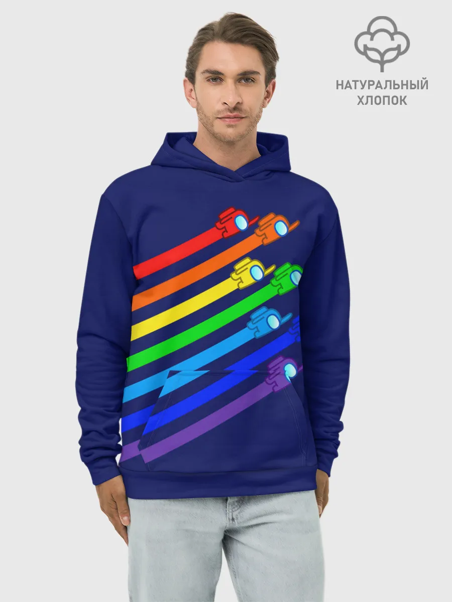 Худи мужской база хлопок / Among Us