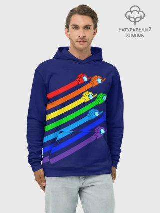 Худи мужской база хлопок / Among Us