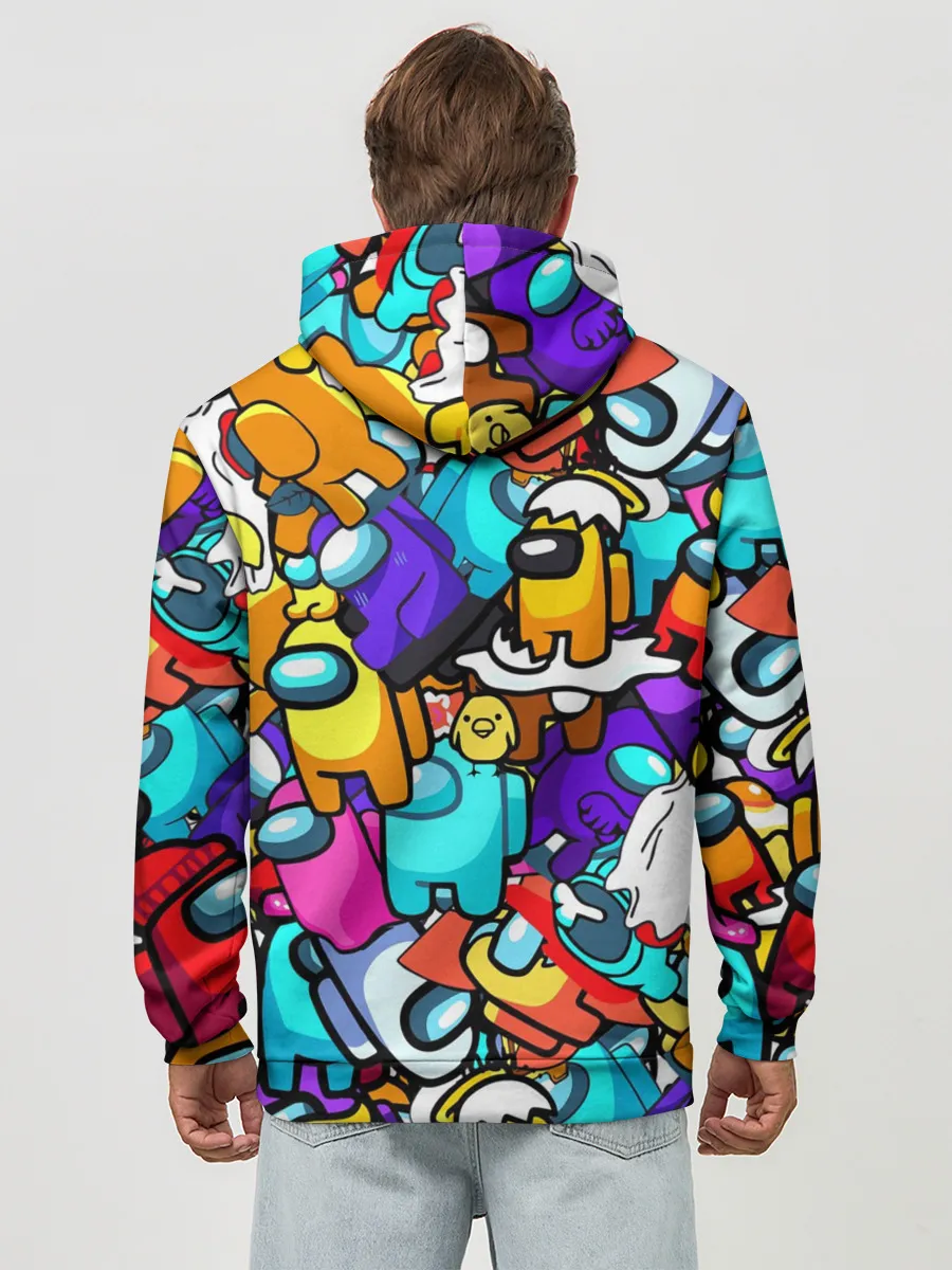 Худи мужской база хлопок / AMONG US