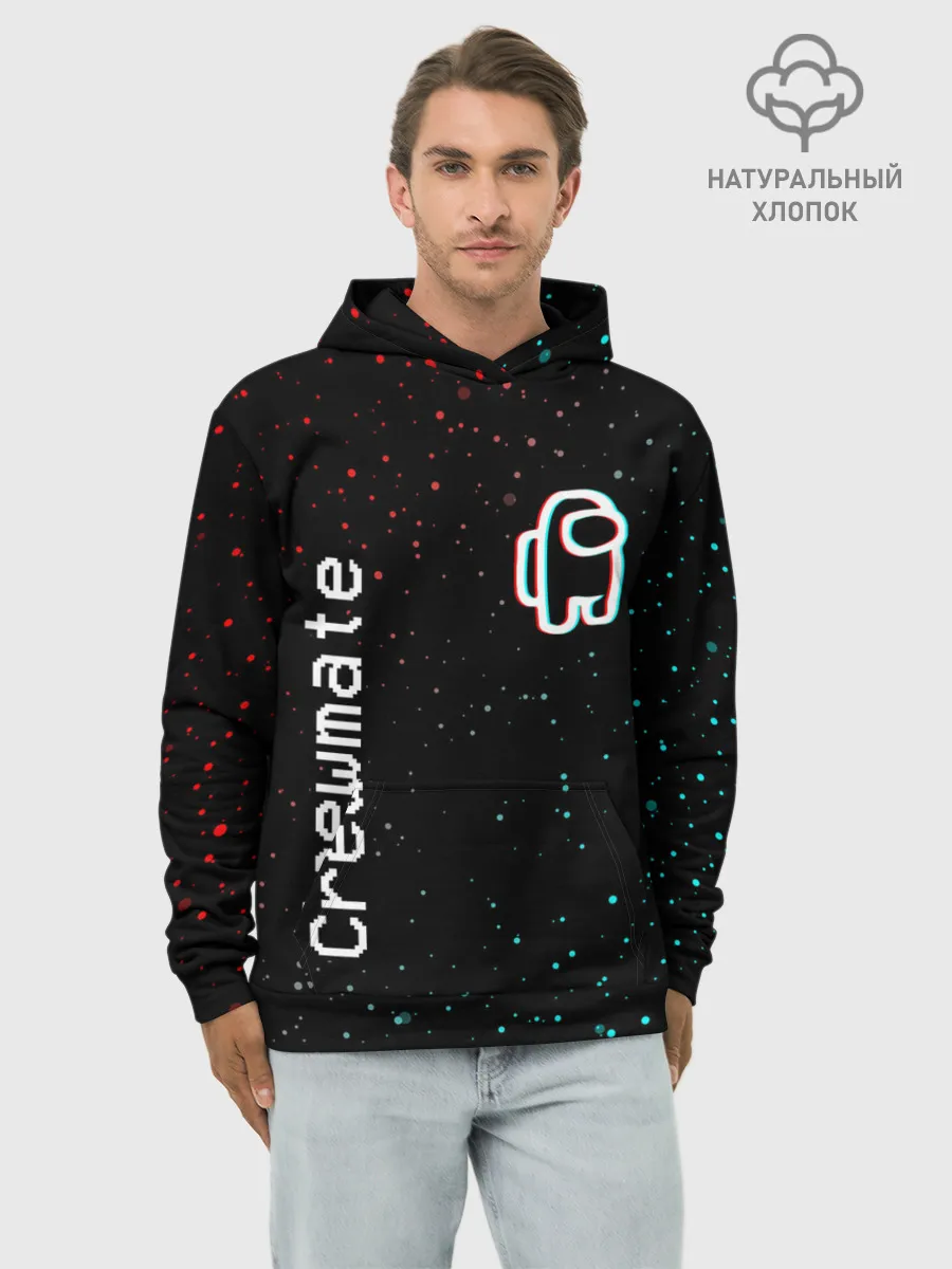 Худи мужской база хлопок / AMONG US - Зимний