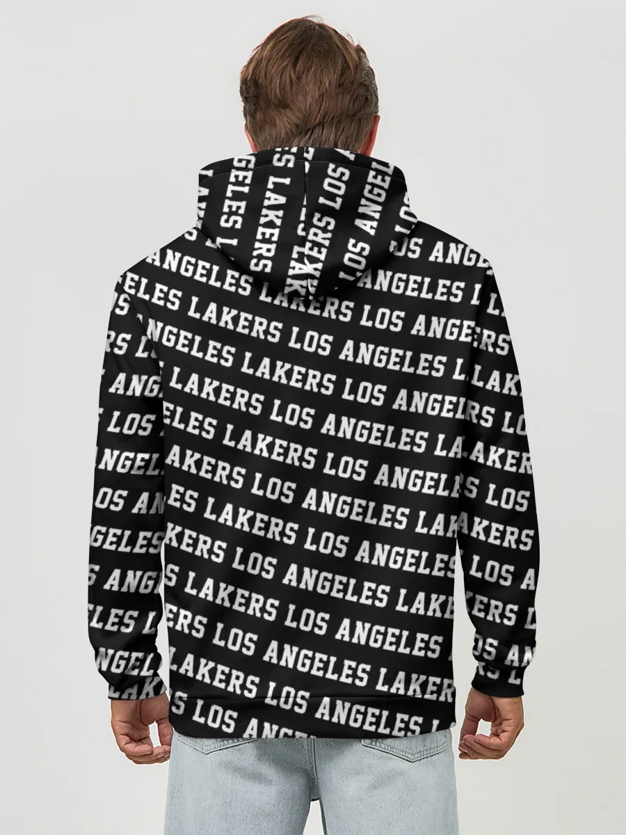 Худи мужской база хлопок / Лос-Анджелес Лейкерс
