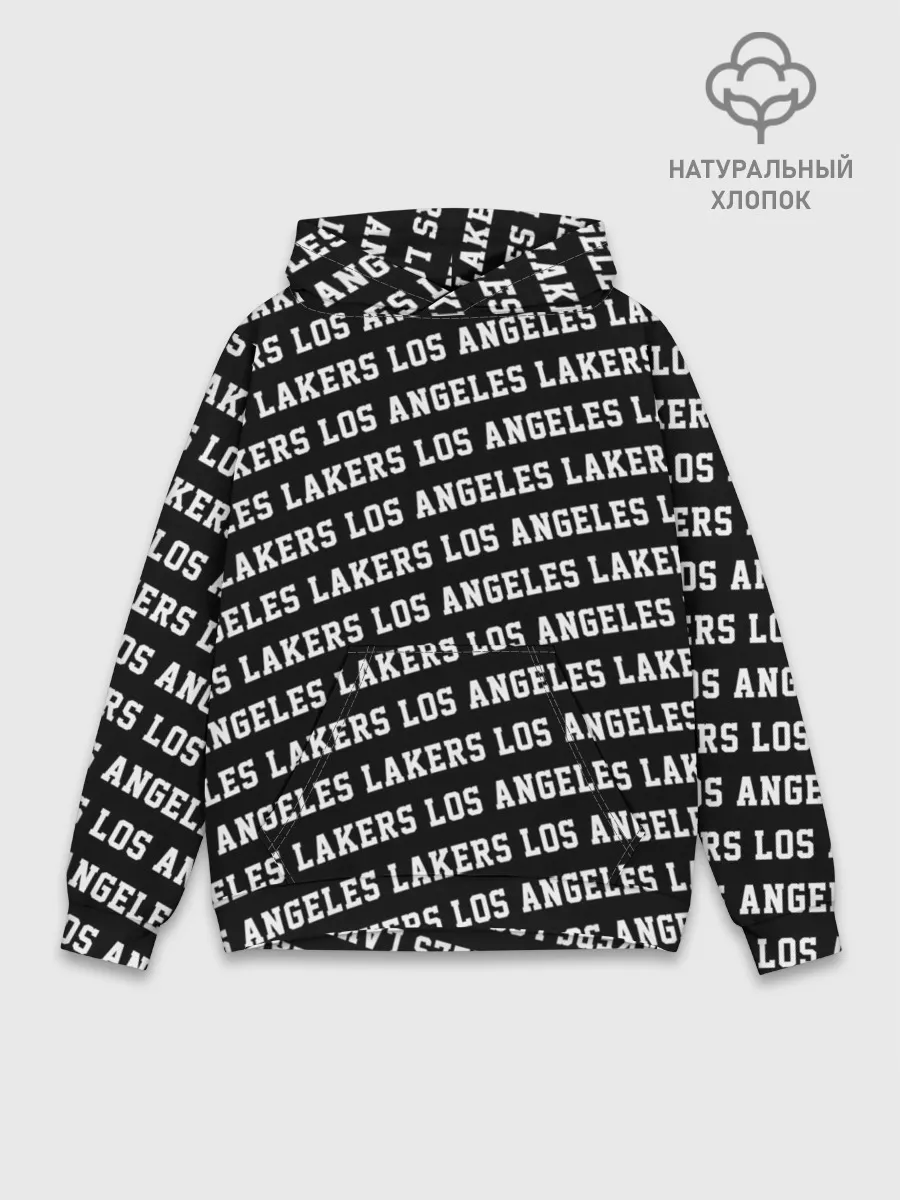 Худи мужской база хлопок / Лос-Анджелес Лейкерс