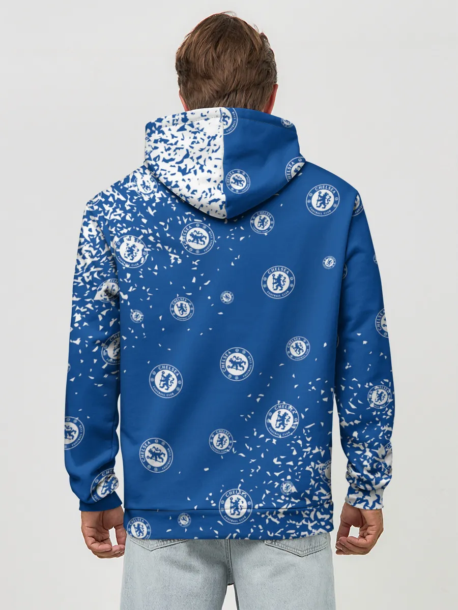 Худи мужской база хлопок / CHELSEA F.C. / ЧЕЛСИ