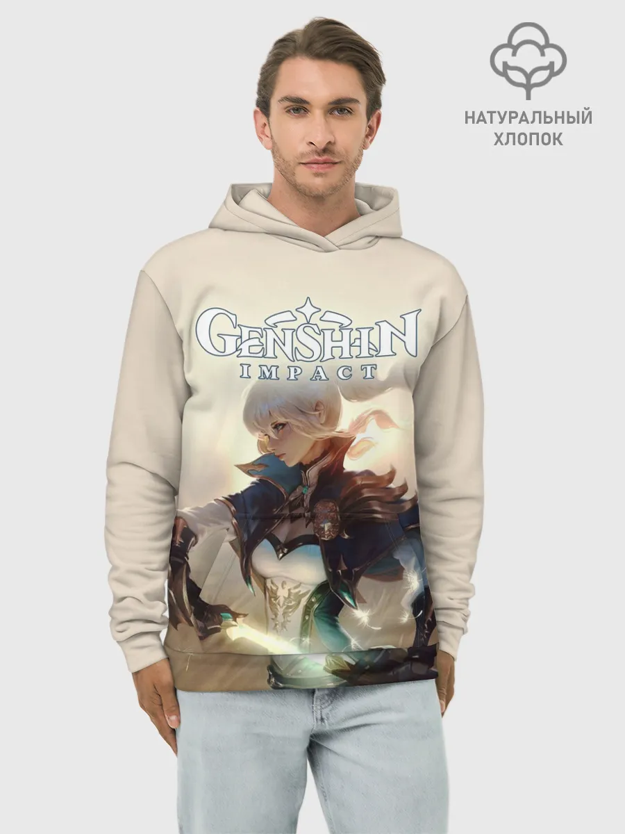 Худи мужской база хлопок / Genshin Impact