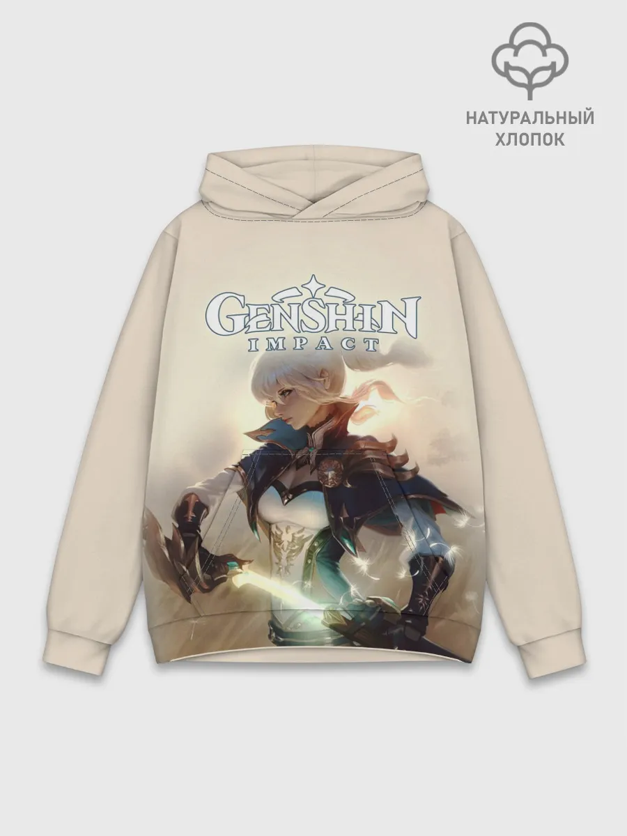 Худи мужской база хлопок / Genshin Impact