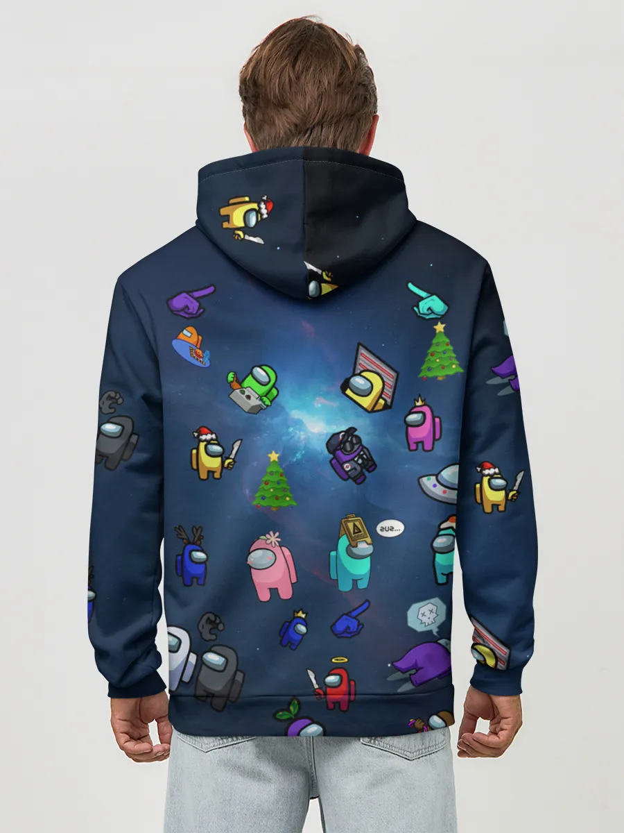 Худи мужской база хлопок / Among US