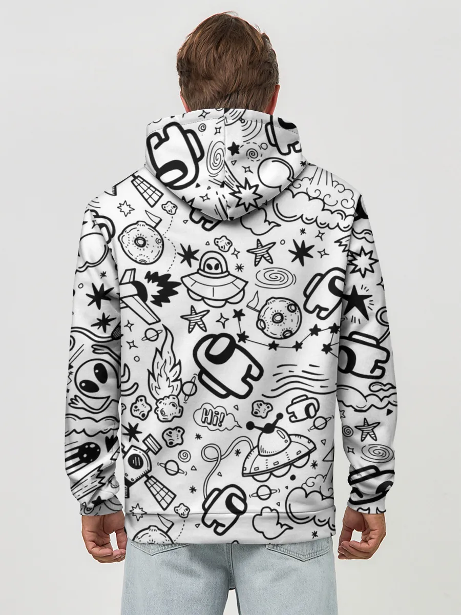 Худи мужской база хлопок / AMONG US