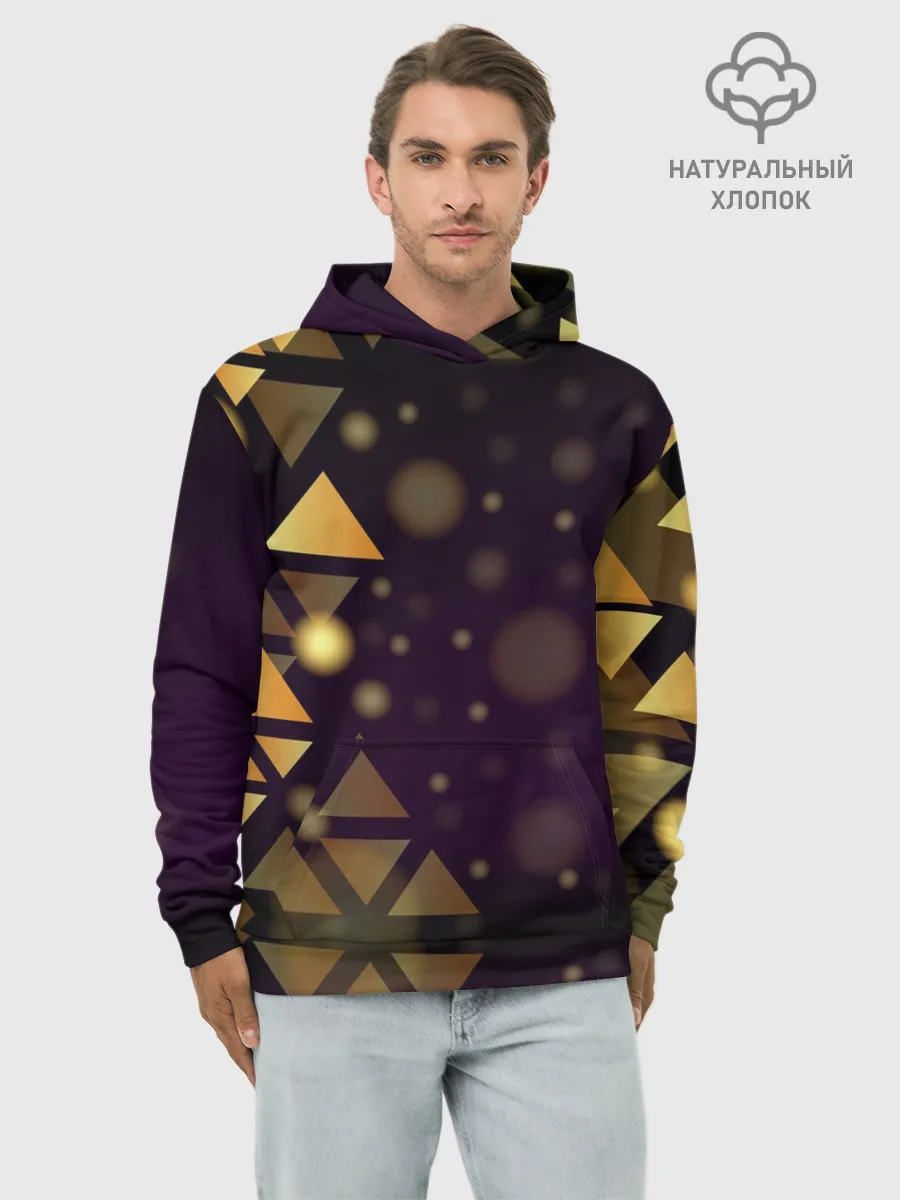 Худи мужской база хлопок / Geometry