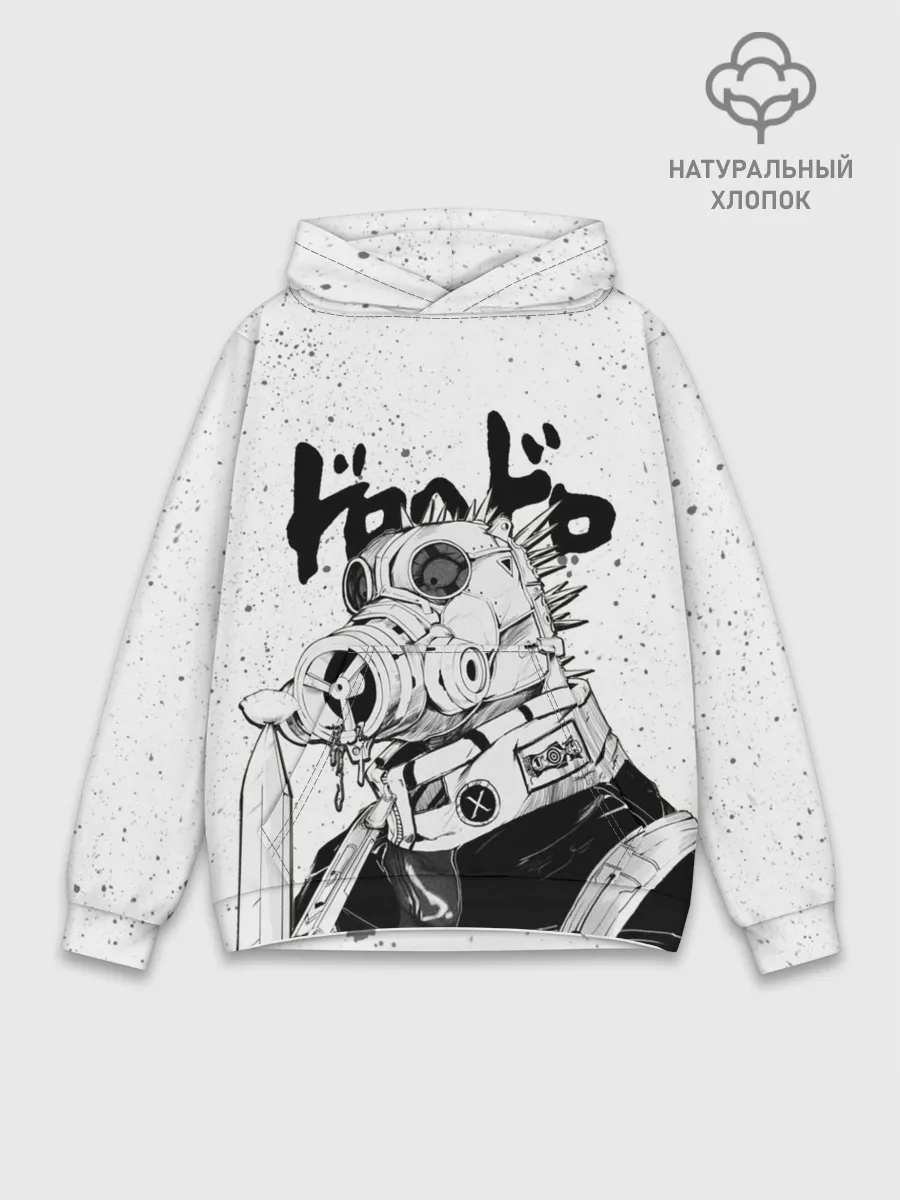 Худи мужской база хлопок / Кайман Дорохедоро