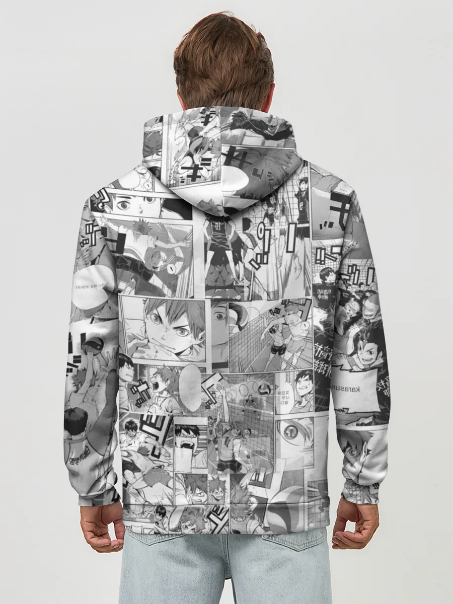 Худи мужской база хлопок / Хината Се Haikyu!