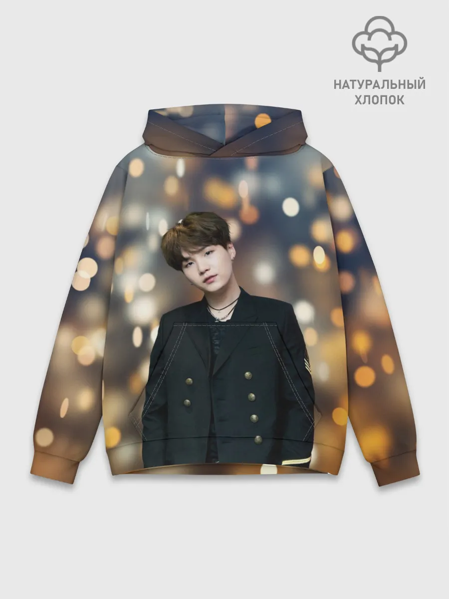 Худи мужской база хлопок / MIN YOONGI