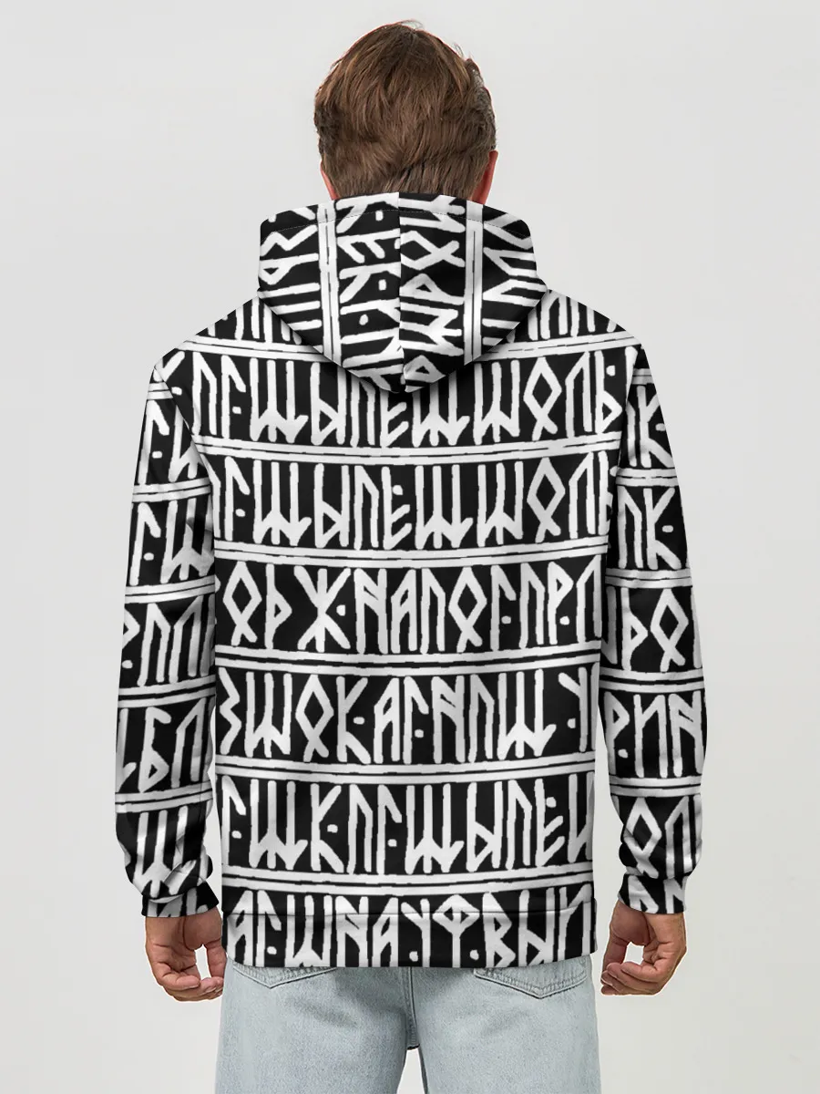 Худи мужской база хлопок / Runic