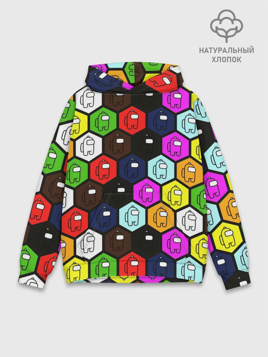 Худи мужской база хлопок / AMONG US