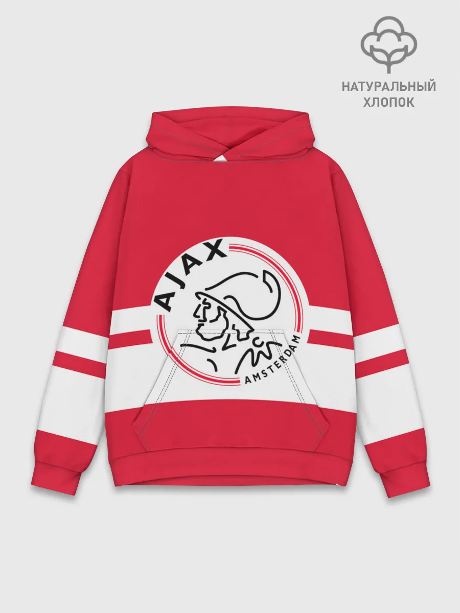 Худи мужской база хлопок / AJAX AMSTERDAM