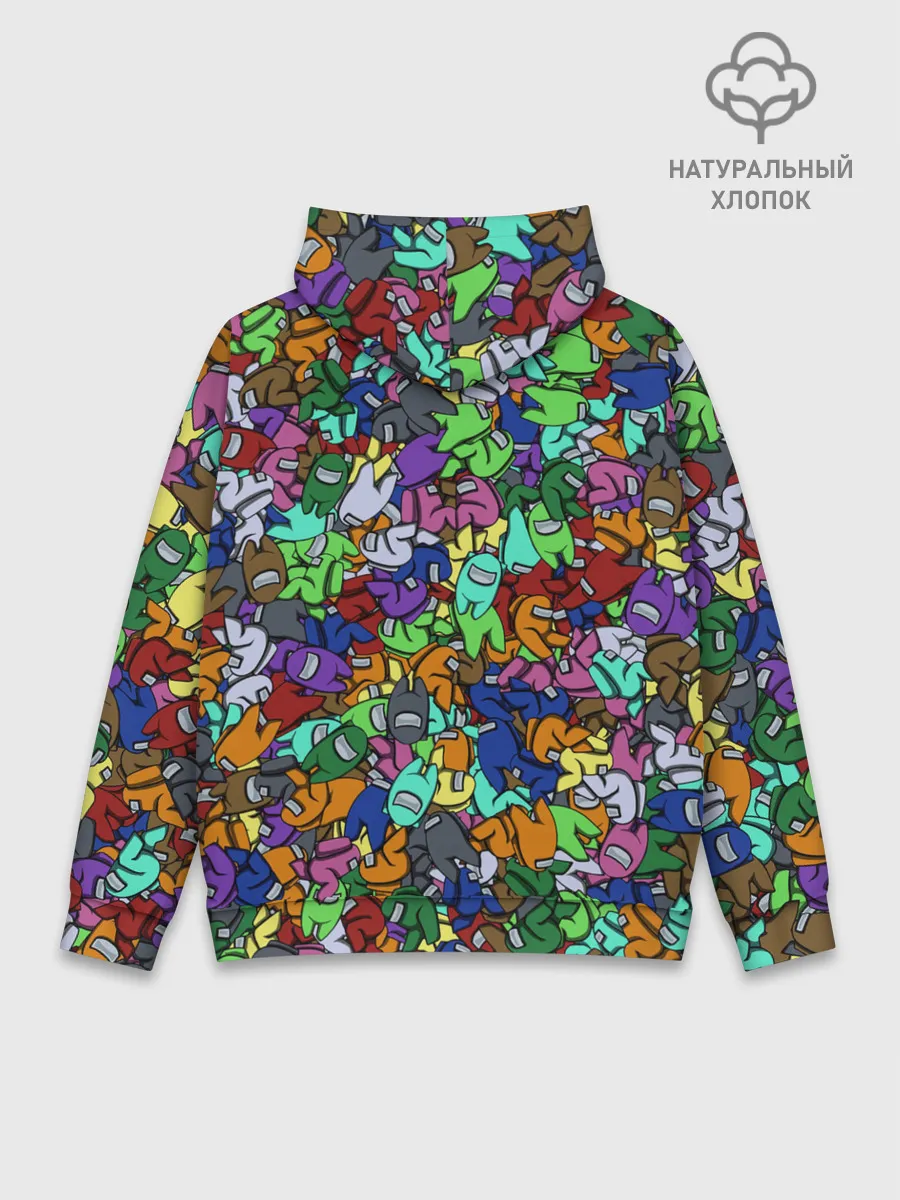 Худи мужской база хлопок / Among Us Overload