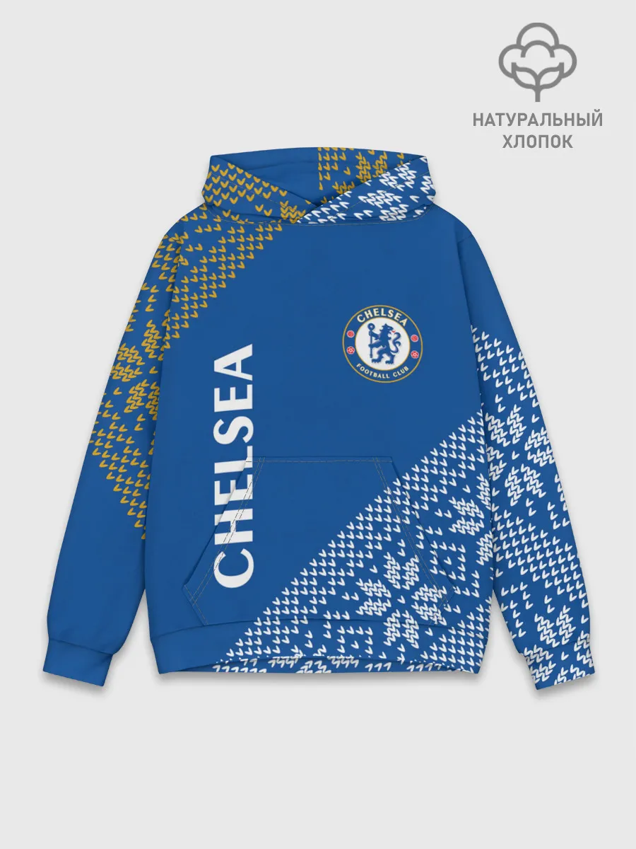 Худи мужской база хлопок / CHELSEA F.C. - Новый Год