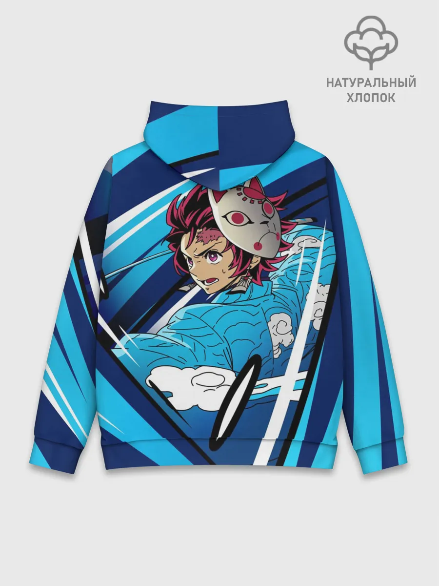 Худи мужской база хлопок / Клинок рассекающий демонов