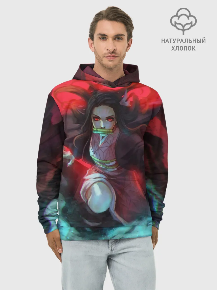 Худи мужской база хлопок / НЕЗУКО ИЗ КЛИНКА