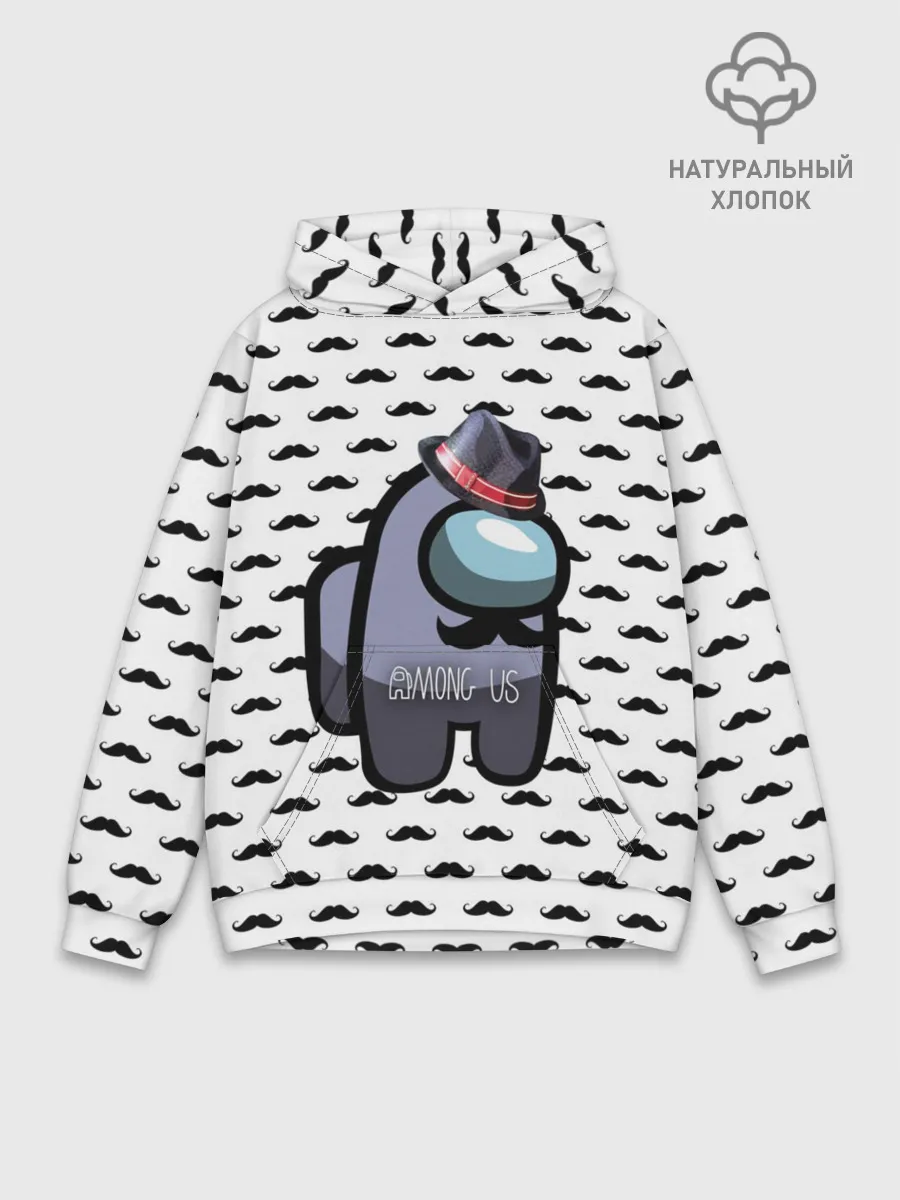 Худи мужской база хлопок / Among Us