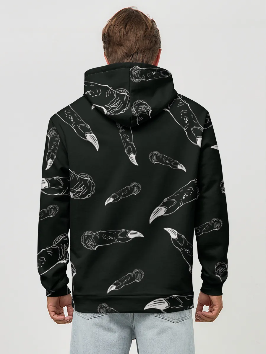 Худи мужской база хлопок / Jujutsi Kaisen Sukuna - Пальцы