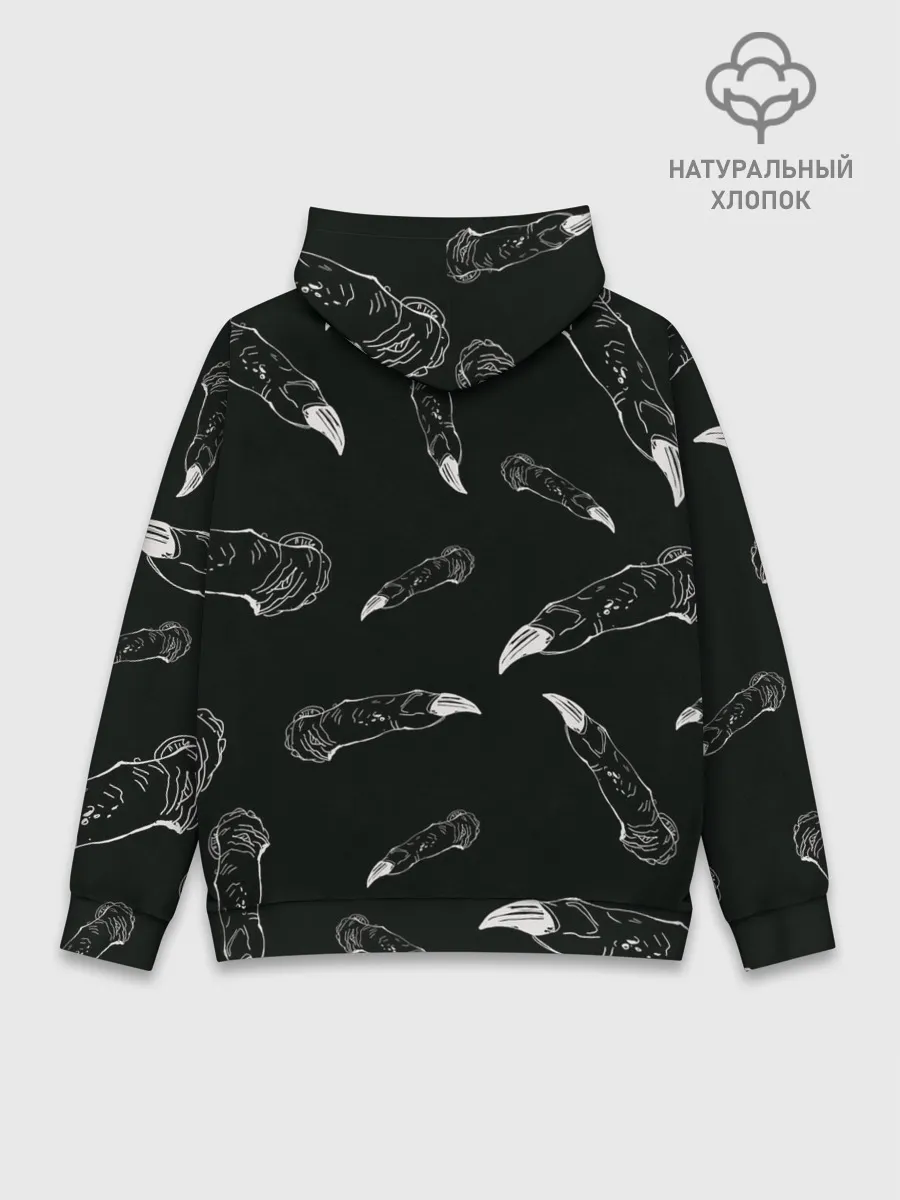 Худи мужской база хлопок / Jujutsi Kaisen Sukuna - Пальцы