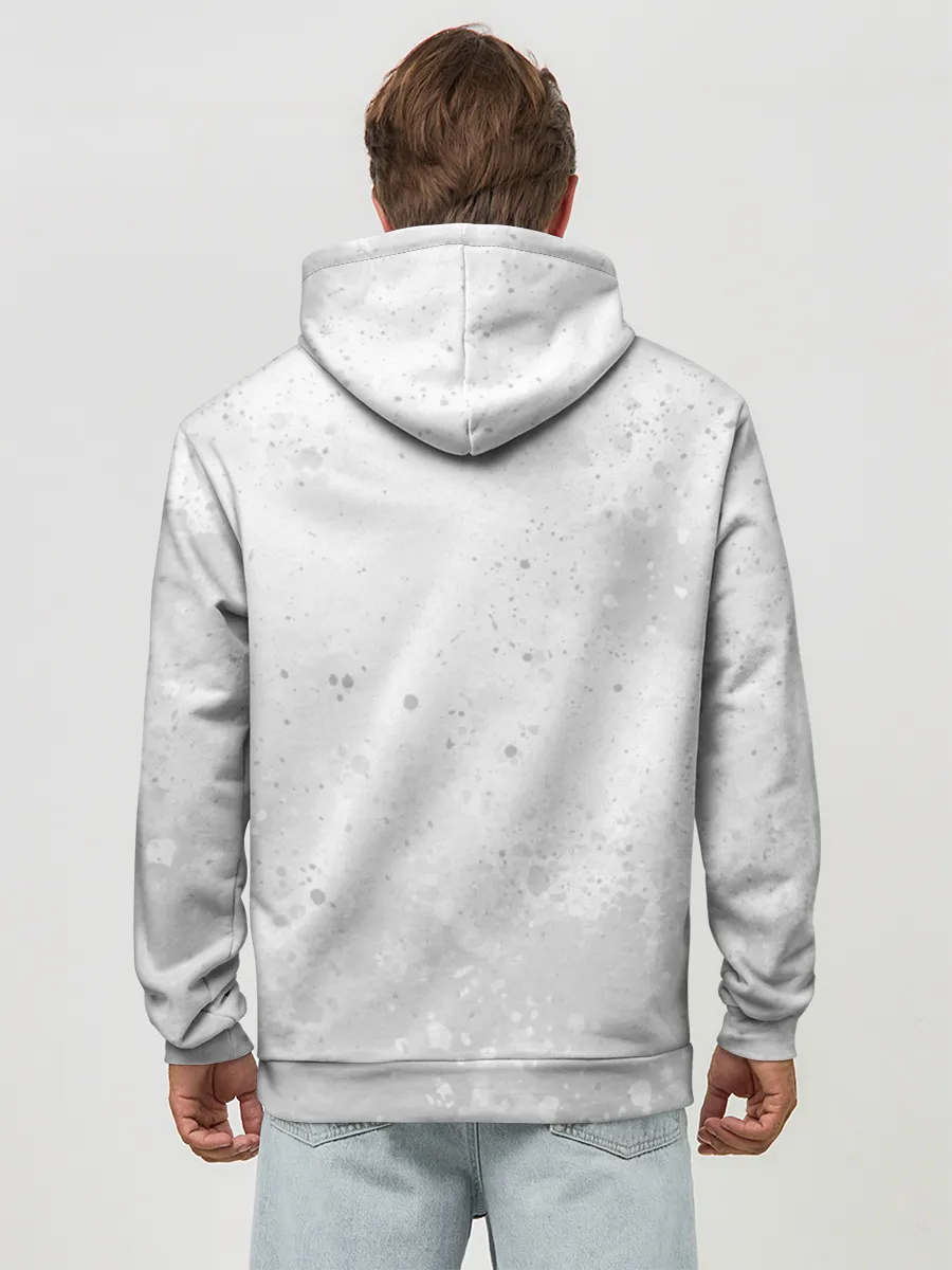 Худи мужской база хлопок / Кайман с мечами Дорохедоро