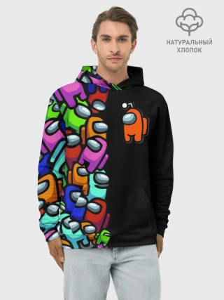 Худи мужской база хлопок / Among us