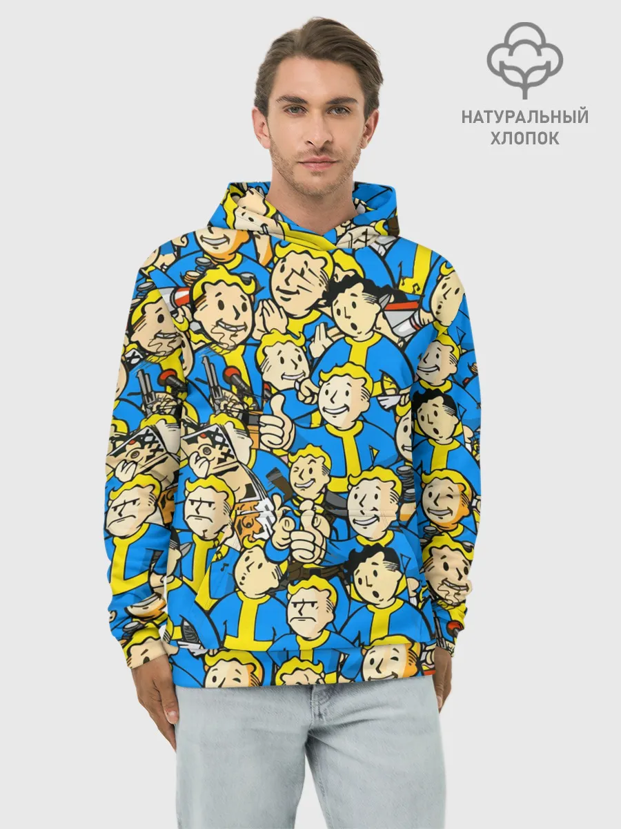 Худи мужской база хлопок / FALLOUT