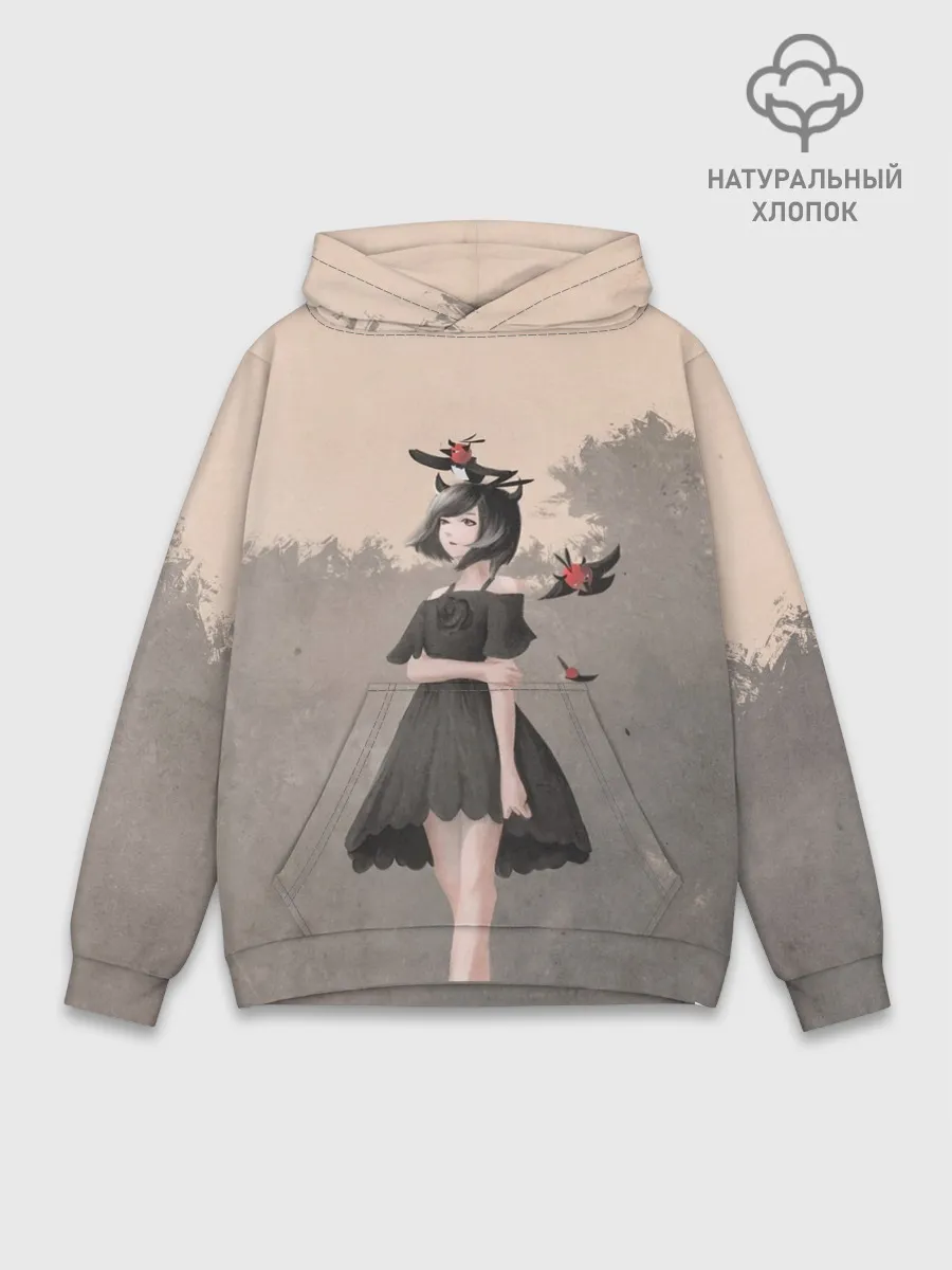 Худи мужской база хлопок / Secre Swallowtail