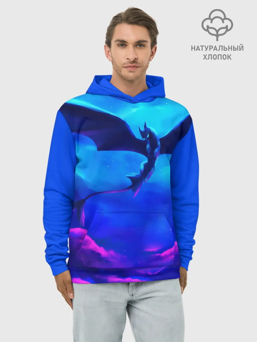 Худи мужской база хлопок / Беззубик