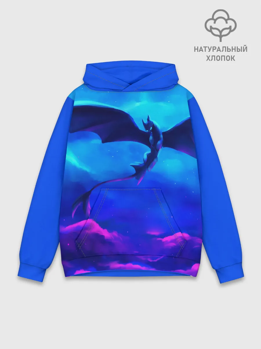 Худи мужской база хлопок / Беззубик