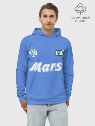 Худи мужской база хлопок / Диего Марадона Наполи