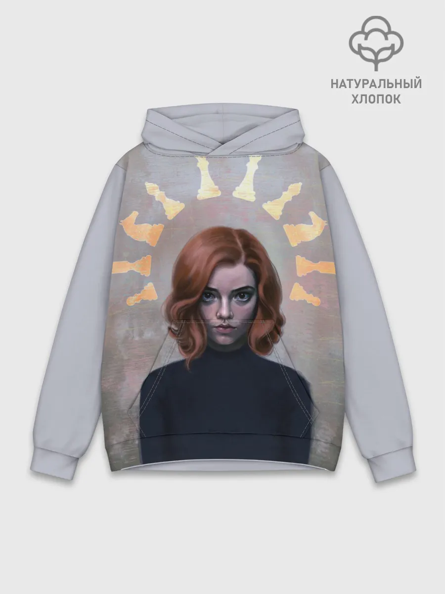 Худи мужской база хлопок / Ход Королевы